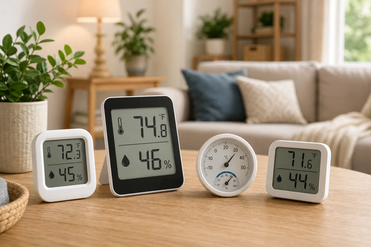 Illustration related to Best Indoor Thermometers and Hygrometers for Your Home: A Buying Guide
